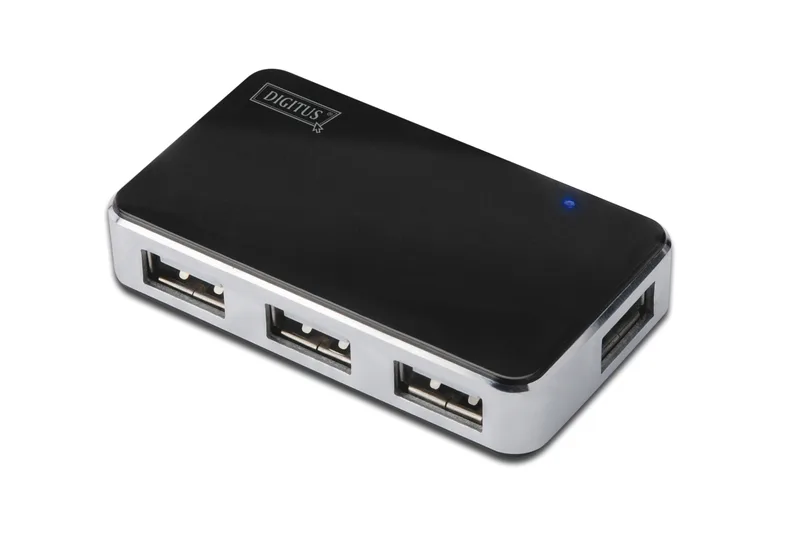 Хаб DIGITUS USB-A > 4xUSB-A, активный