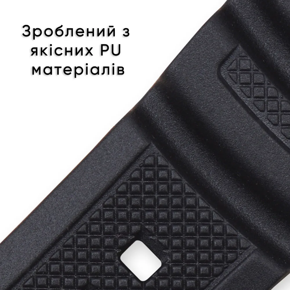 Ремінець Casio G-Shock поліуретан 21,6 см 18 мм армійський зелений
