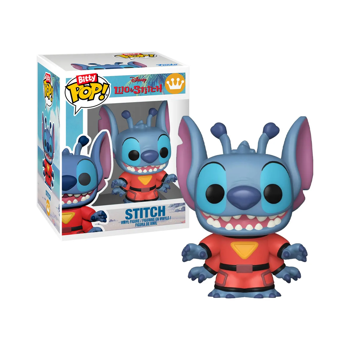 Ігрова фігурка Funko вініл 3,3 см Стіч червоний крейсер