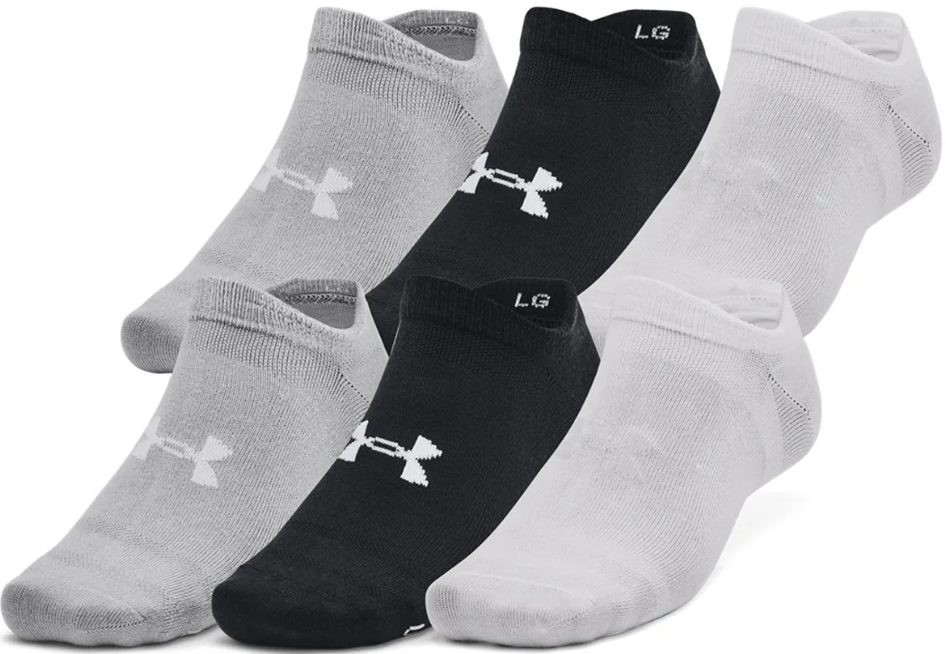 Шкарпетки Under Armour поліестер SM білий чорний сірий 6 пар