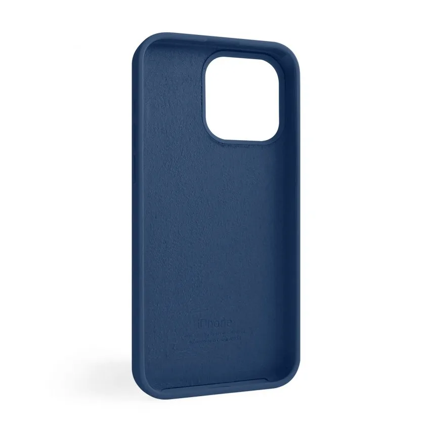Силіконовий чохол для Apple iPhone 15 Pro Max  синій