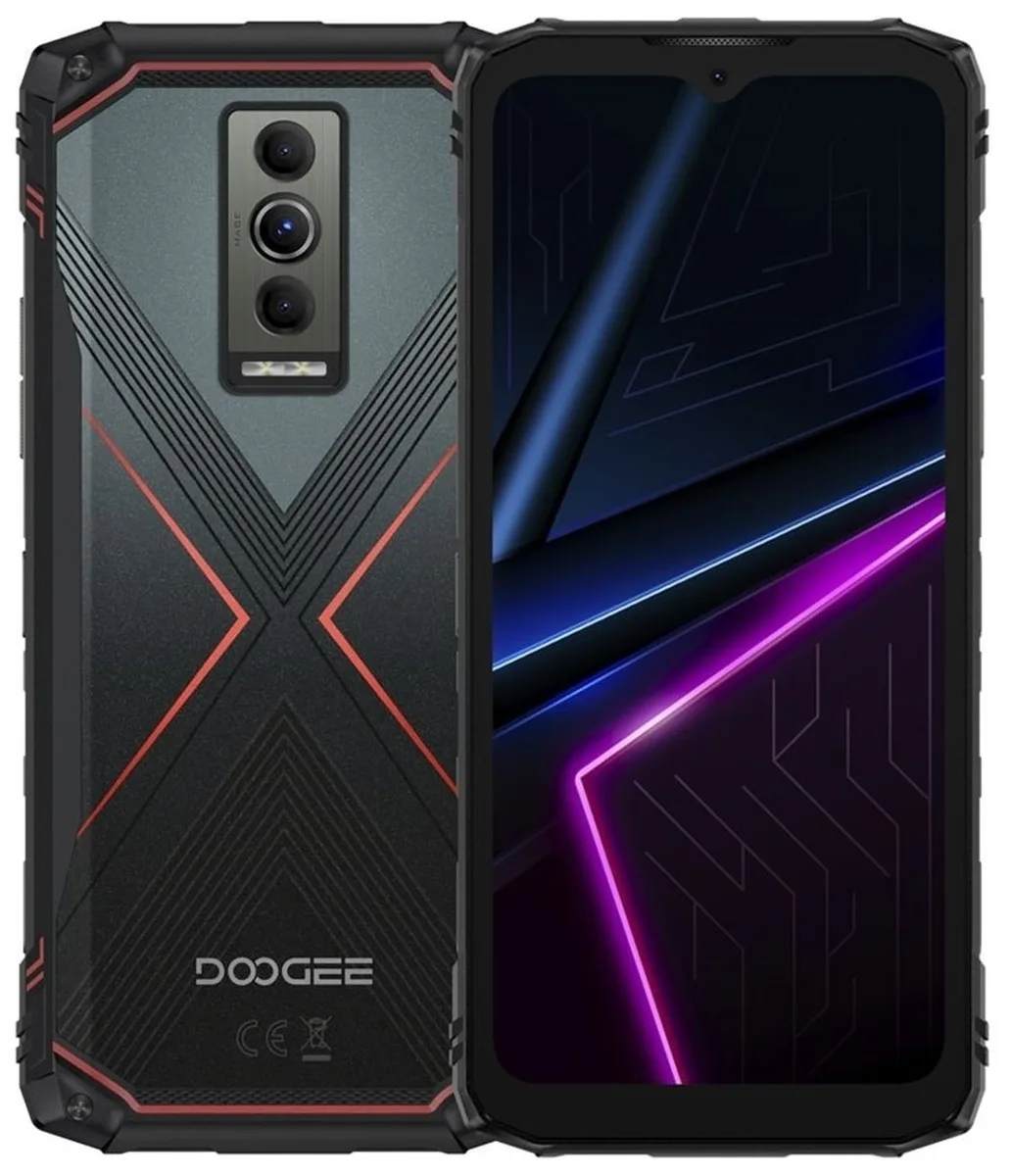 Смартфон Doogee 6,56 дюйм червоний 6ГБ 256ГБ 2SIM 6150мАг