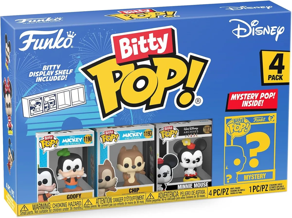 Подарочный набор Funko POP (Bitty): Disney - Гуфи 4шт