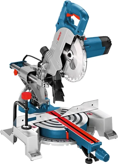 Пила торцювальна Bosch 1400Вт 216мм для дерева поворотна нахил 45°