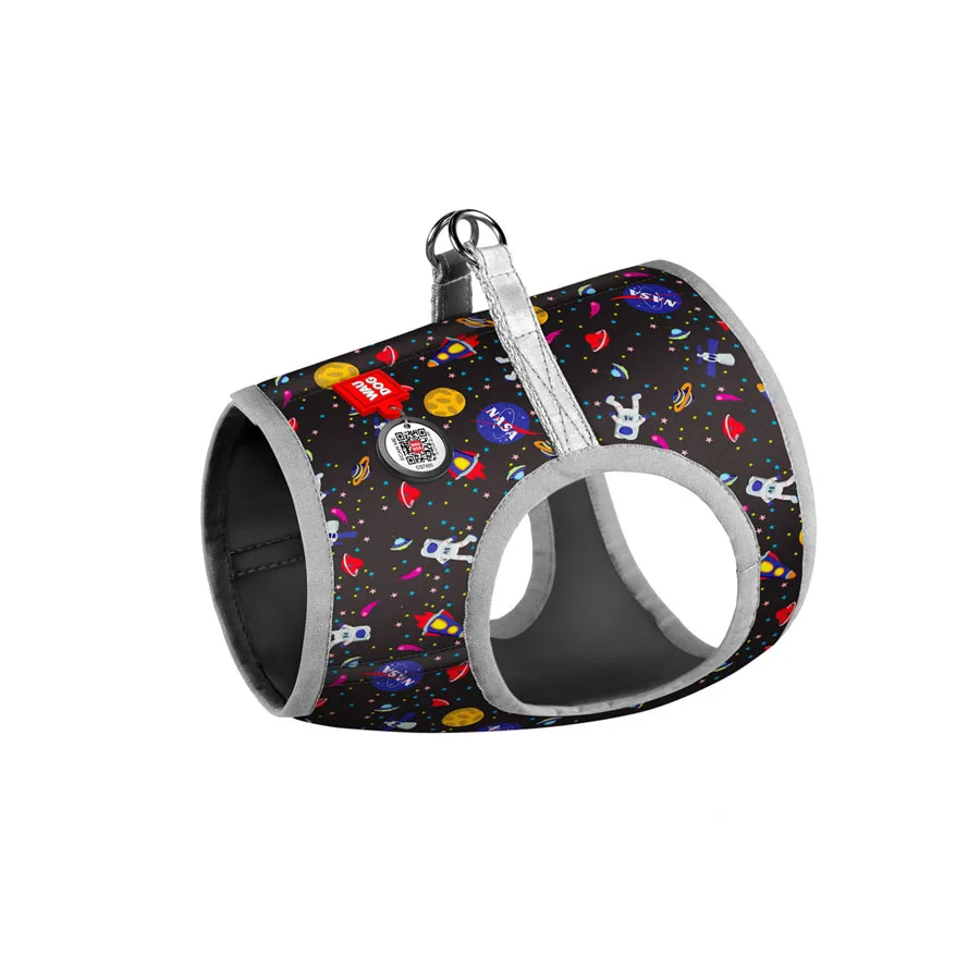 Шлея м'яка WAUDOG NASA 43-45 см Нейлон S2 46-50 см
