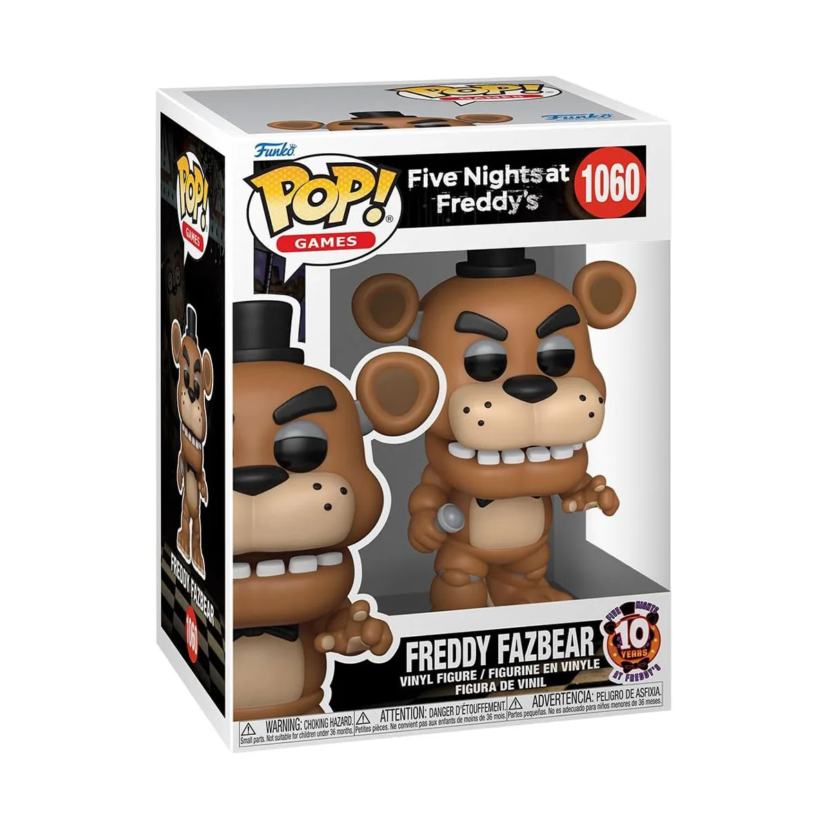 Ігрова фігурка Funko POP! вініл 11 см Фредді 5 ночей у Фредді