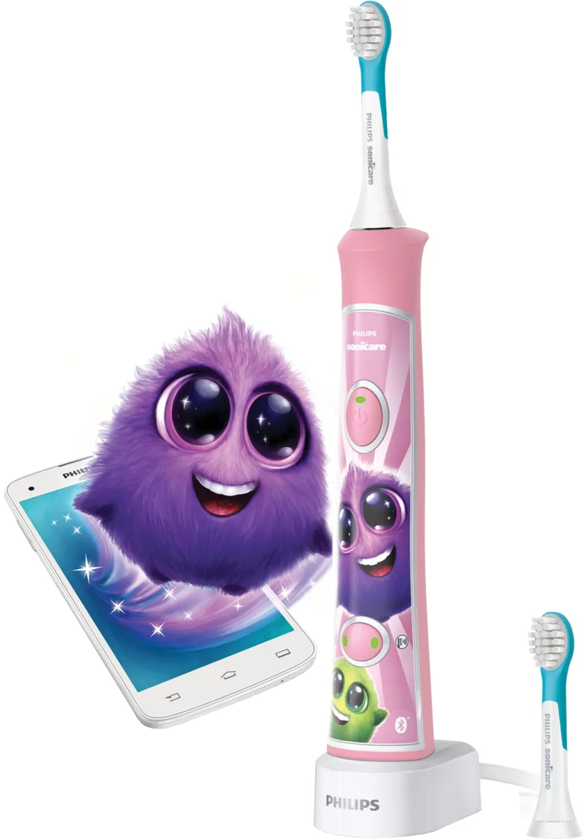 Зубна електрощітка Philips ультразвукова 22х11,1х6,4 см Рожева