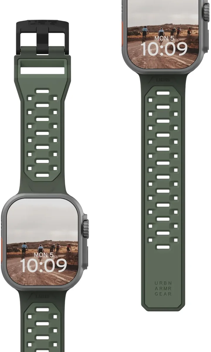 Ремешок UAG для Apple Watch Ultra 2/Ultra-49-45-44mm, Civilian, Оливково-зеленый.