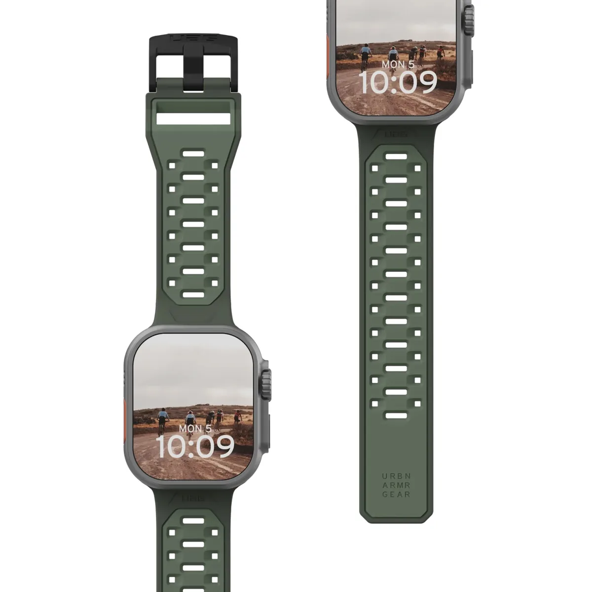Ремешок UAG для Apple Watch Ultra 2/Ultra-49-45-44mm, Civilian, Оливково-зеленый.
