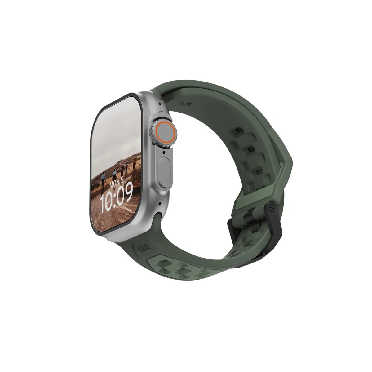 Ремешок UAG для Apple Watch Ultra 2/Ultra-49-45-44mm, Civilian, Оливково-зеленый.