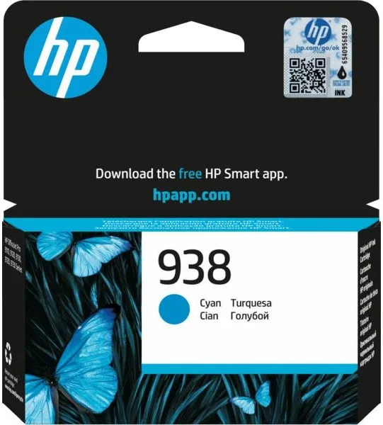 Картридж струменевий HP No.938 OfficeJet Pro 9110b/9120/9120b/9130/9130b/9700/9700e Cyan (800 стор)