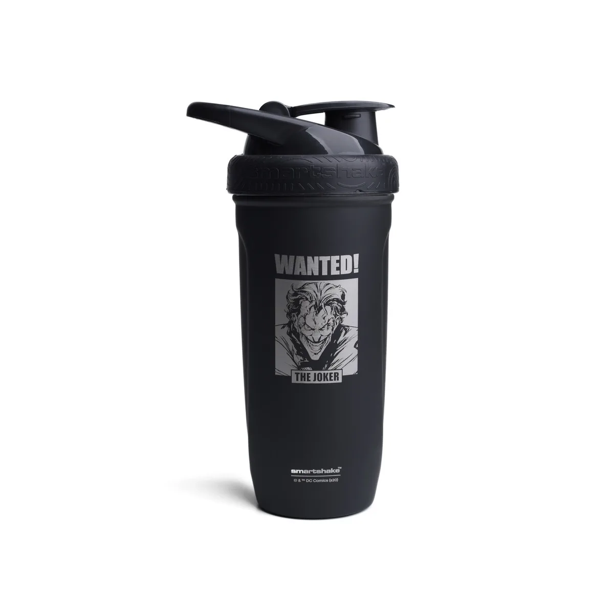 Шейкер спортивний SmartShake нержавіюча сталь 900 мл чорний
