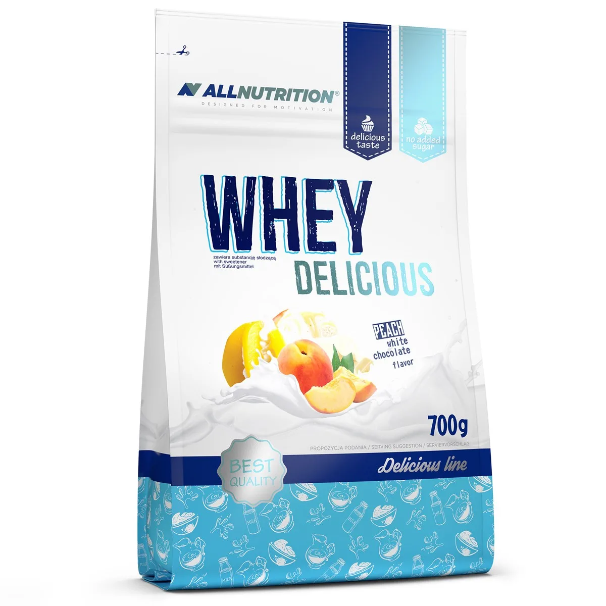 Allnutrition Whey Delicious Protein 700g Белый шоколад и кокос