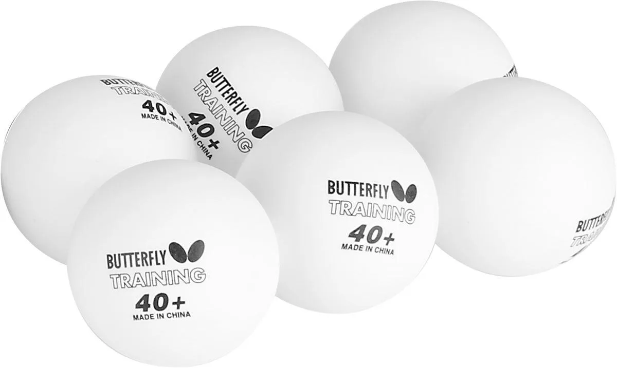 Набір для настільного тенісу Butterfly Addoy 1,5 мм 2 ракетки 6 м'ячів