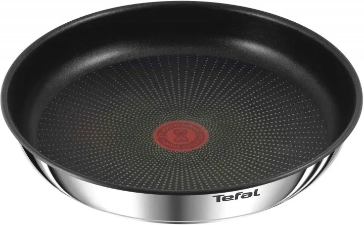 Набір кухонного посуду Tefal Ingenio Emotion, знімна ручка, 3 предмети, виготовлений з нержавіючої сталі та бакеліту.