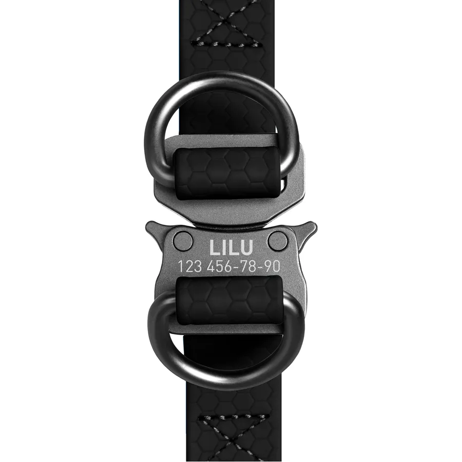 Шлея WAUDOG Waterproof XS 15 мм 30-39 см Collartex чорна