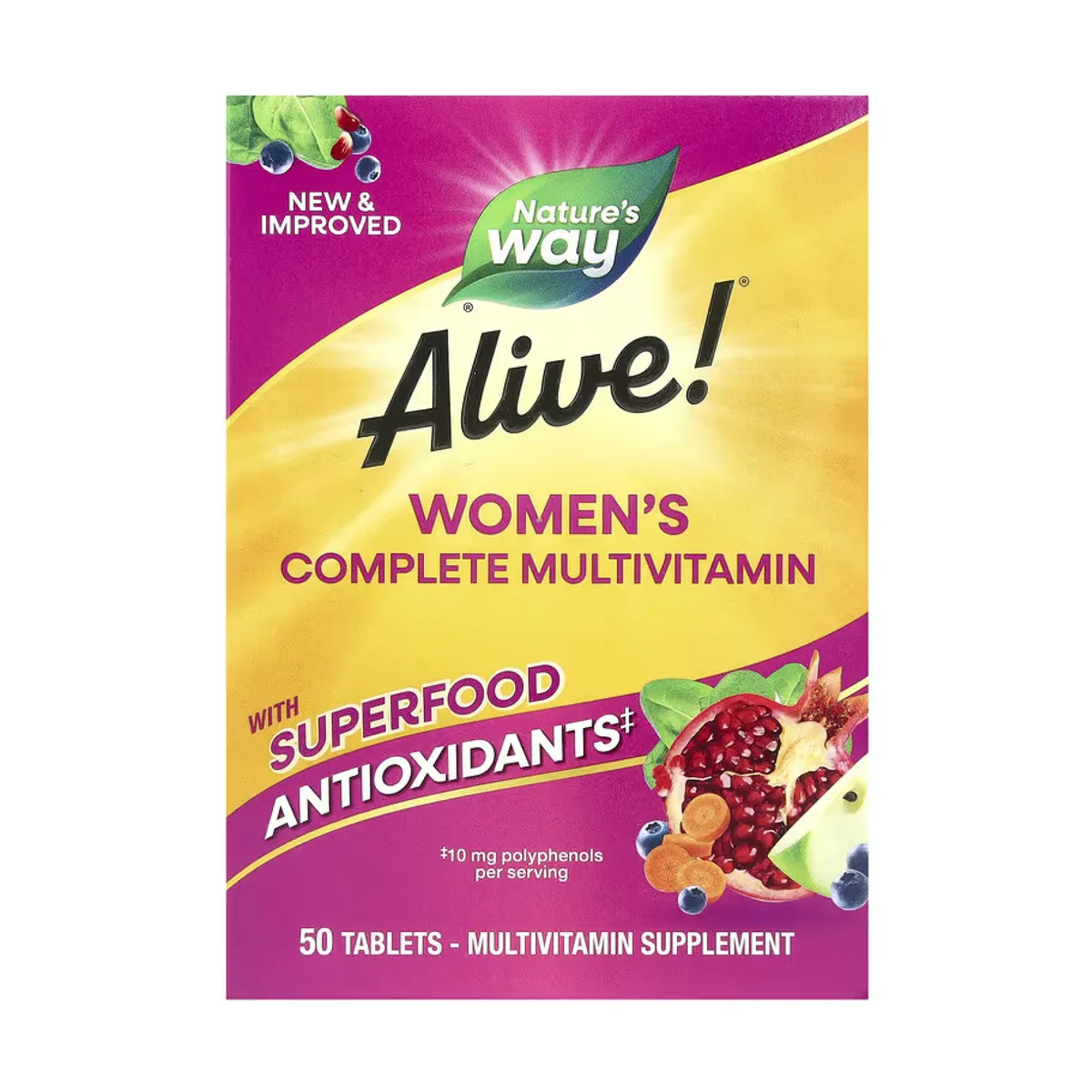Мультивітаміни Nature's Way Women's Complete 50 таб. для підтримки жіночого організму