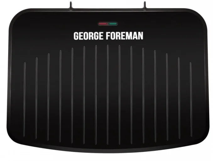 Гриль George Foreman прижимной Fit Grill XL 2400Вт, с одной температурной настройкой, пластиковый корпус, черного цвета