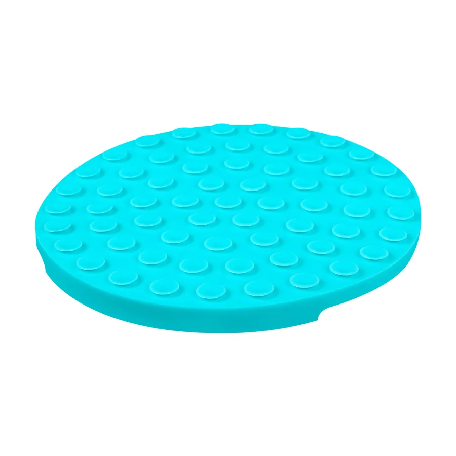 Коврик для слизывания WAUDOG Silicone 21,1х21,1х3 см силиконовый голубой