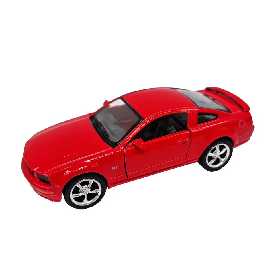 Инерционная машинка Kinsmart 1:42 металл красный Ford Mustang GT 2006