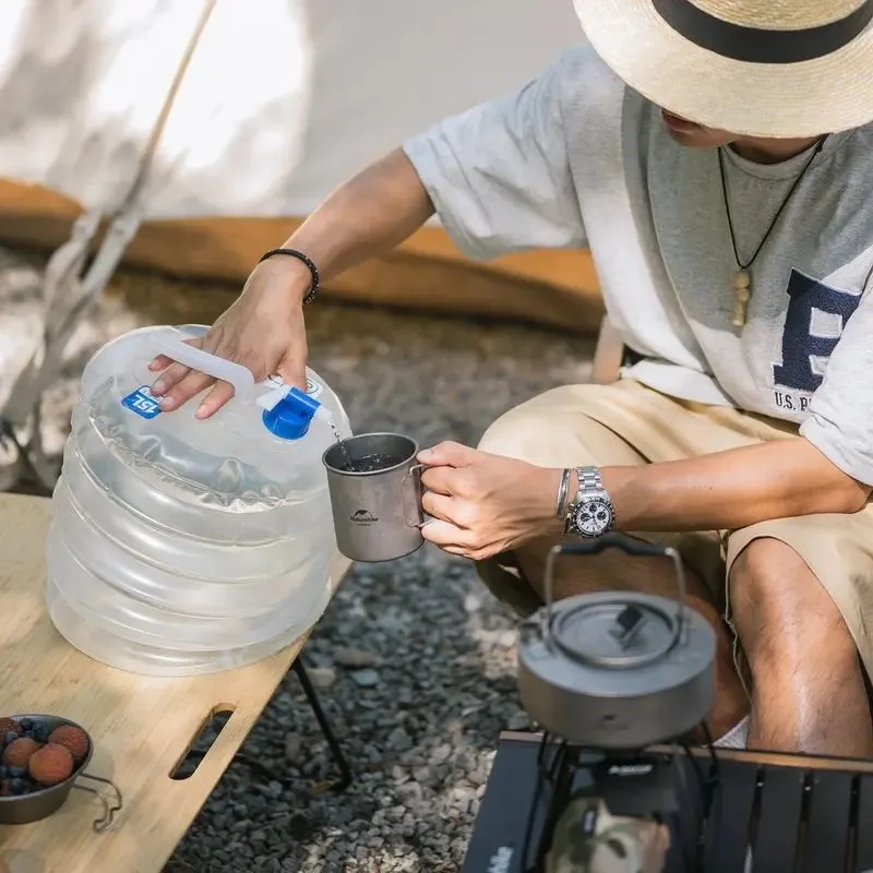 Складана каністра для води Naturehike LDPE4 10 л Синя