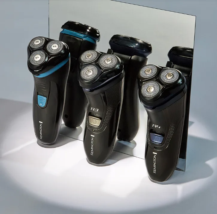 Електробритва Remington роторна для чоловіків чорна 3 головки USB-C 30 хвилин автономної роботи