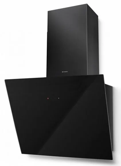 Похила витяжка Faber, 50 см, продуктивність 1169 м3/год, модель Tweet Ev8 Led Bk A55, чорного кольору.