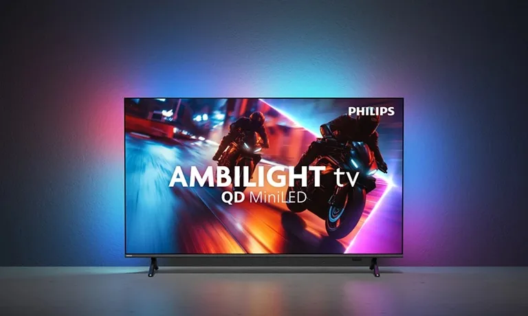 LED телевізор Philips 75 дюймів 4K UHD MiniLED чорний