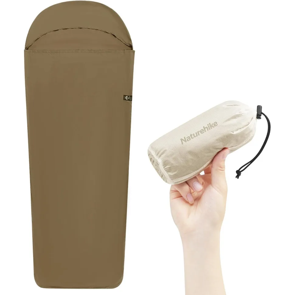 Підкладка для спального мішка Naturehike нейлон 210х80 см коричнева