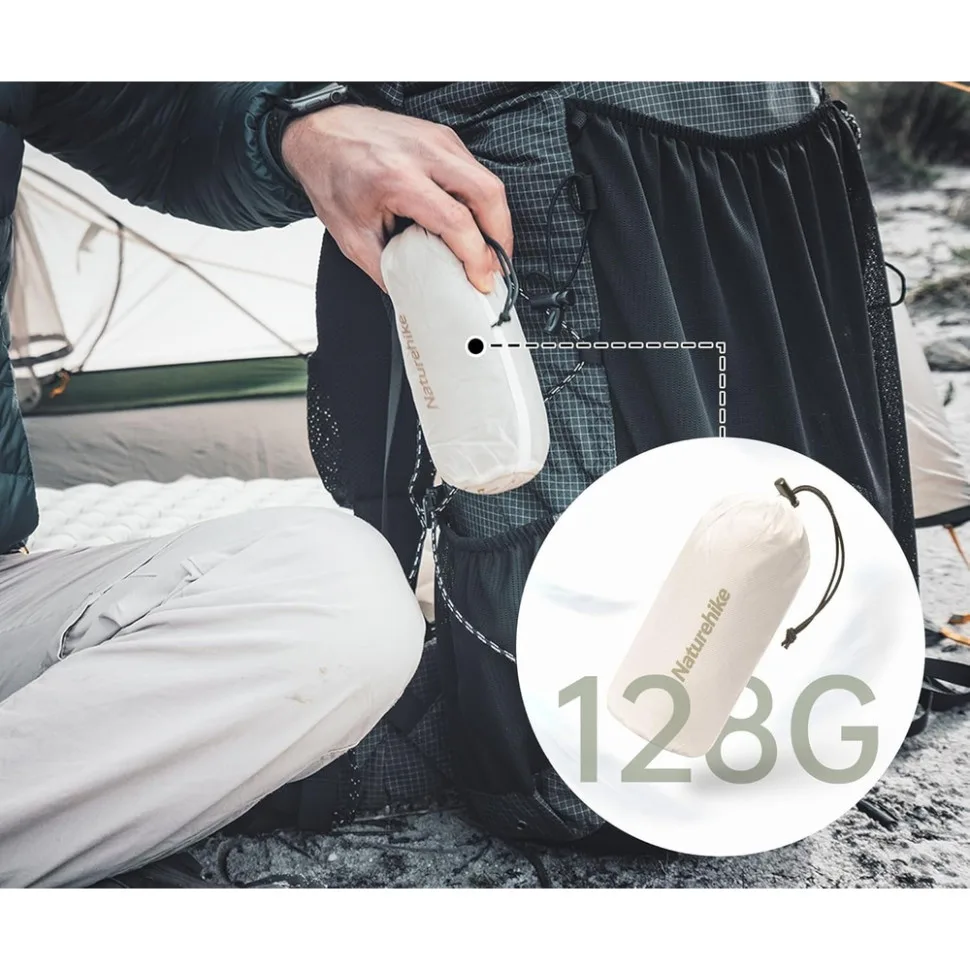 Підкладка для спального мішка Naturehike нейлон 210х80 см коричнева