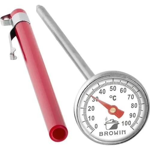 Термометр кухонний Browin нержавіюча сталь 12,5 см хромований 0...100°С