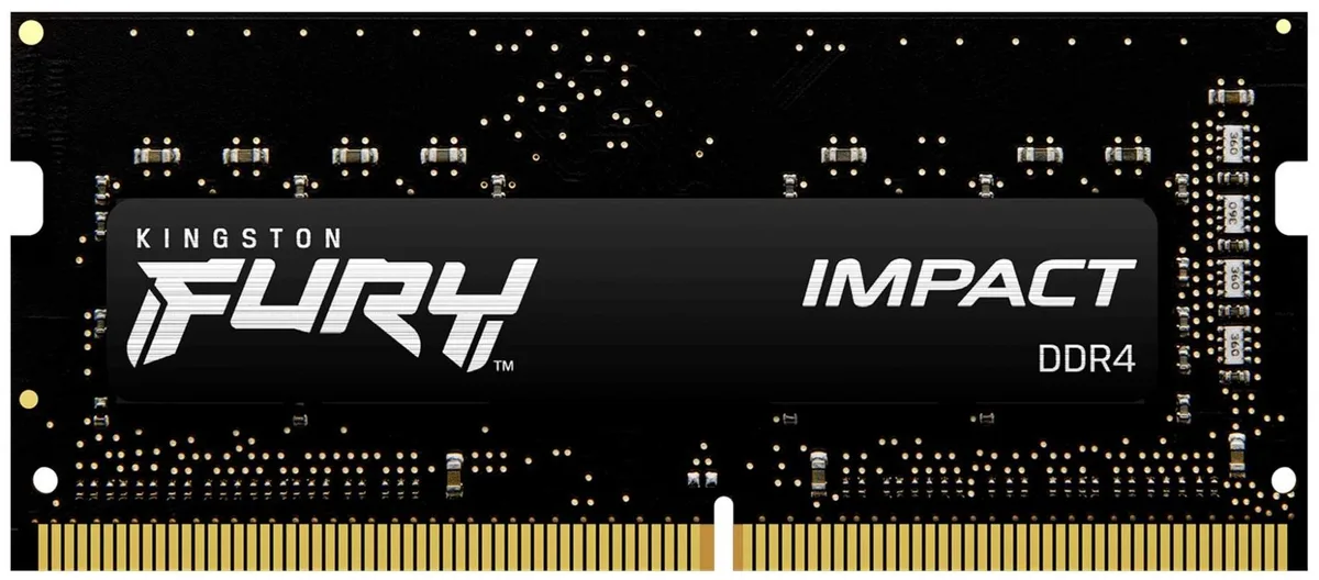 Пам'ять ноутбука Kingston DDR4 16GB SO-DIMM 3200 МГц Чорна KF432S20IB/16