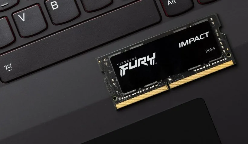 Пам'ять ноутбука Kingston DDR4 16GB SO-DIMM 3200 МГц Чорна KF432S20IB/16