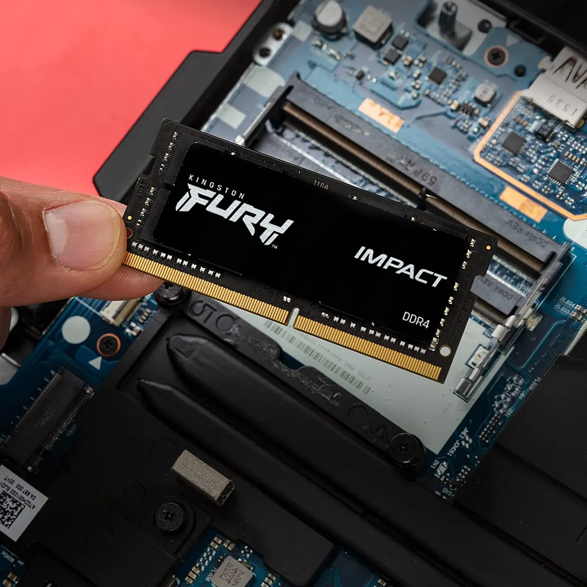 Пам'ять ноутбука Kingston DDR4 16GB SO-DIMM 3200 МГц Чорна KF432S20IB/16