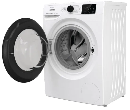 Пральна машина Gorenje автоматична 8 кг 1200 об/хв нержавіюча сталь 60х85х46.5 см біла