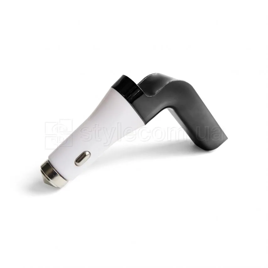 FM-трансмиттер Bluetooth 3 порта 2USB слот для карты памяти черный
