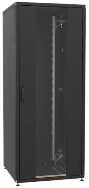 Шкаф ZPAS 19", 42U, SZB IT, передние стеклянные двери, 800x1000 мм, максимальный вес 1500 кг, черный