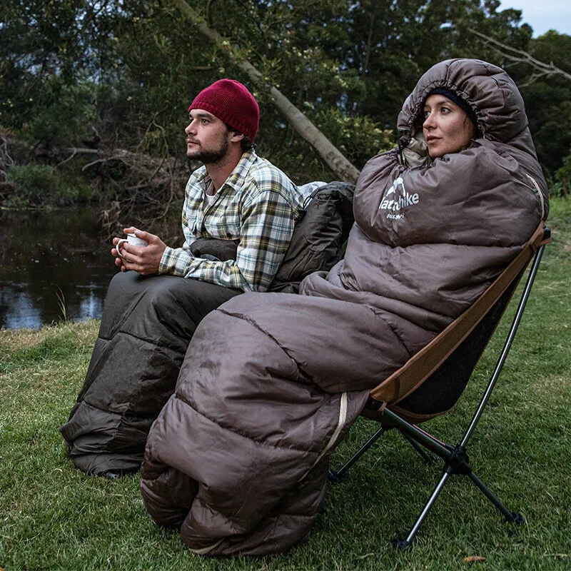 Спальник Naturehike холлофайбер 220х75 см коричневий