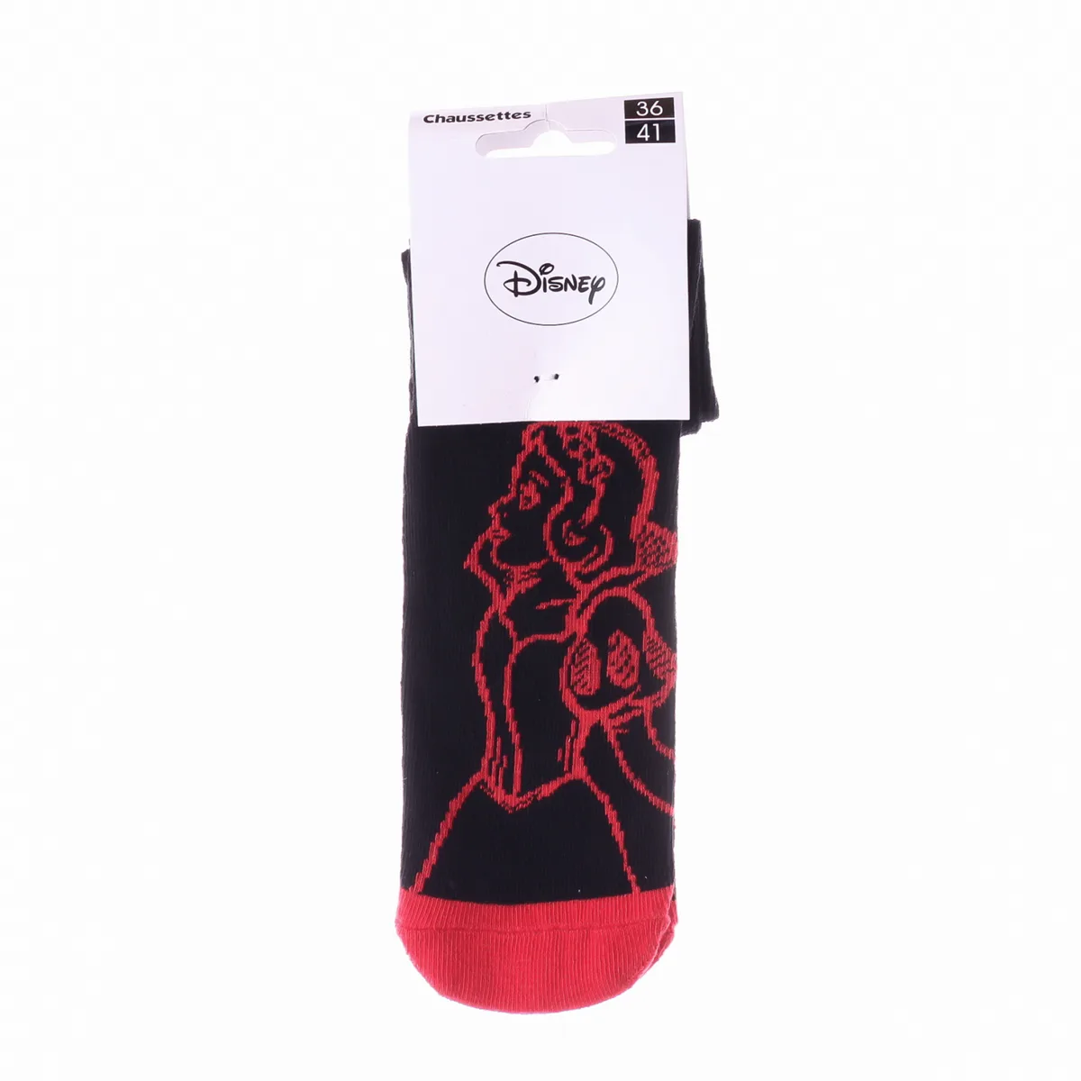 Шкарпетки DISNEY PRINCESS хлопок 36-41 черный красный