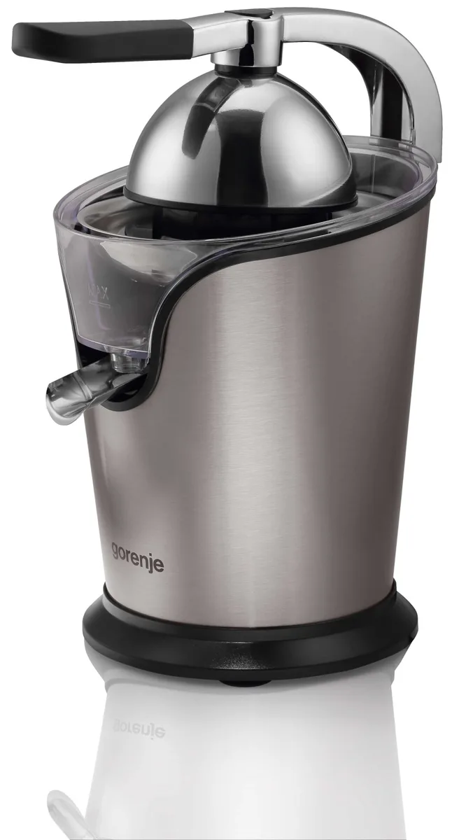 Цитрусовий прес Gorenje 100Вт, металевий соковитискач.