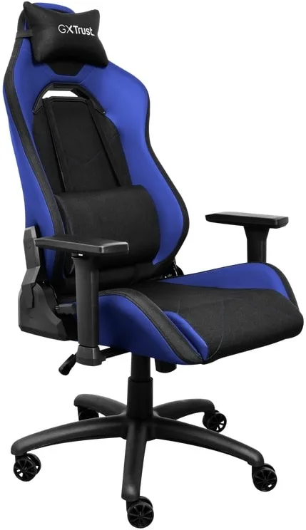 Крісло Trust GXT714B Ruya ECO, ПУ шкіра, 3D-Armrests, синій