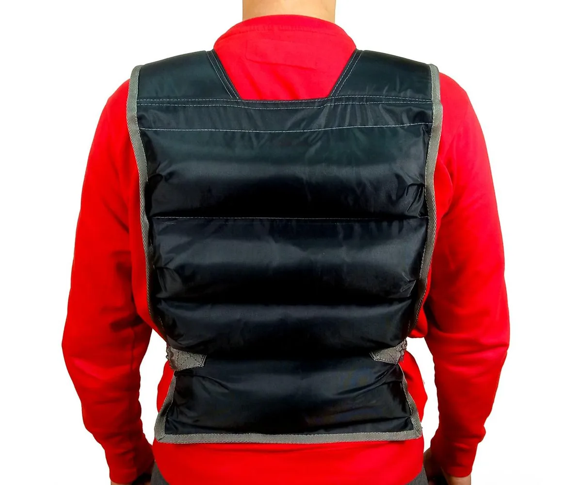 Жилет обважнювальний EasyFit Oxford 16 кг Чорний
