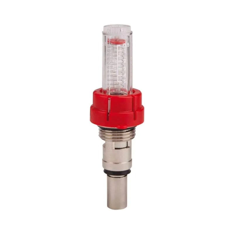 Витратомір 1/2"x3/4" SD Forte для колектора латунь 0,5-5 л/хв 160x115x35 мм
