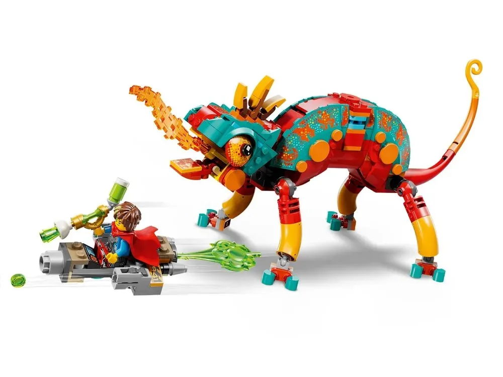 Конструктор LEGO Dreamzzz 443 деталей Вогняний хамелеон різнокольоровий