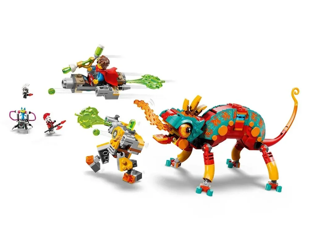 Конструктор LEGO Dreamzzz 443 деталей Вогняний хамелеон різнокольоровий