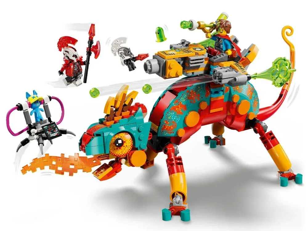 Конструктор LEGO Dreamzzz 443 деталей Вогняний хамелеон різнокольоровий