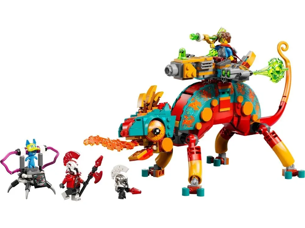 Конструктор LEGO Dreamzzz 443 деталей Вогняний хамелеон різнокольоровий