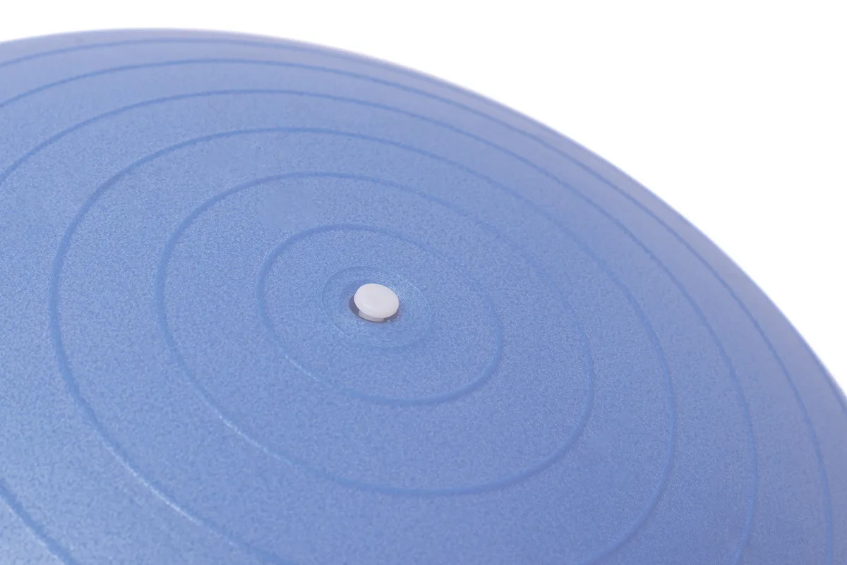 М'яч для фітнесу Active Point PVC 65 см Синій з помпою