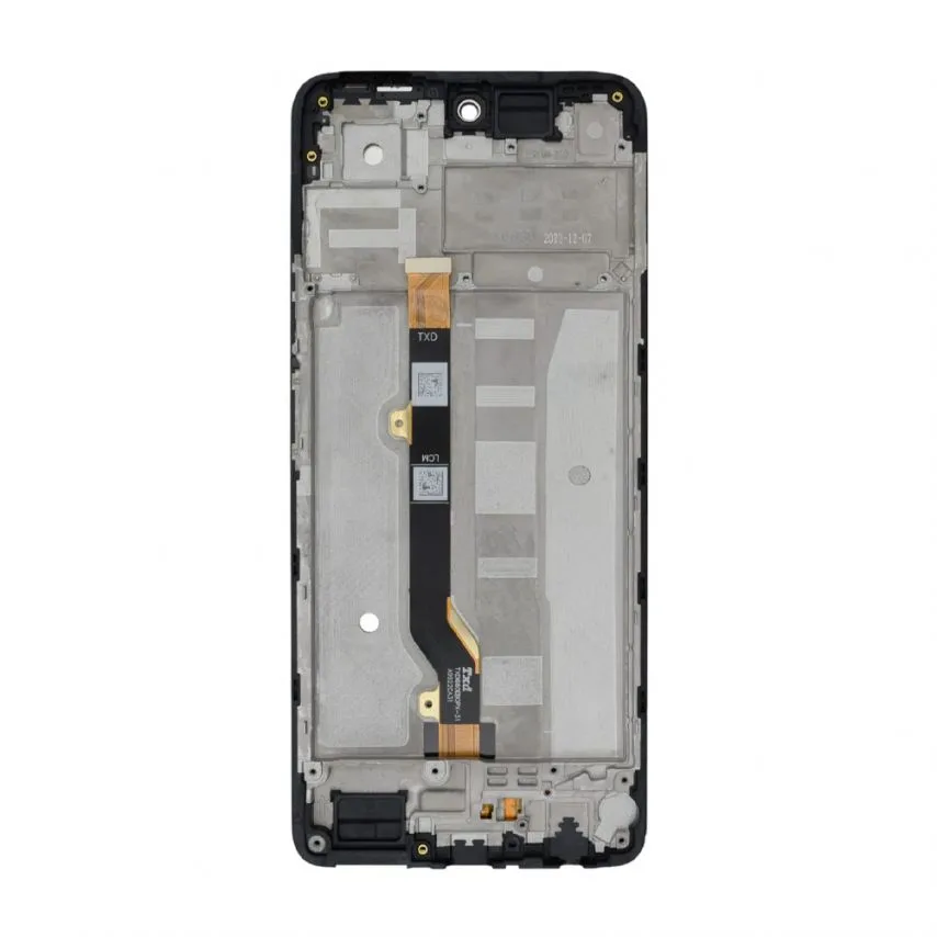 Дисплей IPS 6,6 дюймів для Infinix Hot 40 чорний з сенсорним екраном і рамкою Original Quality