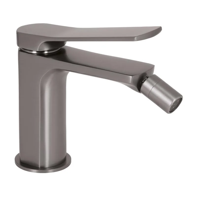 Змішувач для біде Qtap Slavonice 255 150х50х190 мм латунь Gunmetal Black PVD